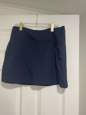 Athleta Navy Blue Athletic Skort
